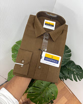 Self Design Cotton Striped Shirt