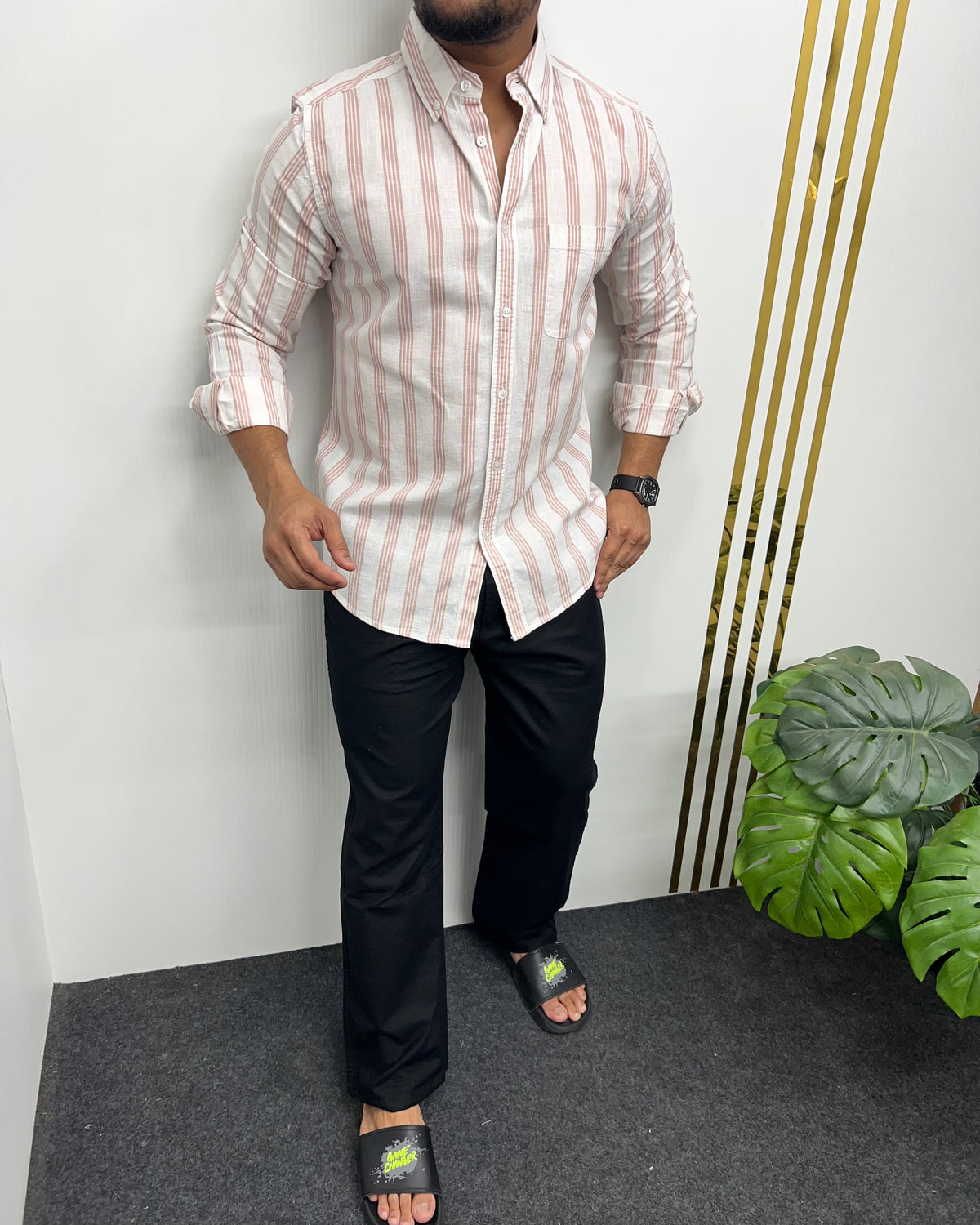 Cotton Linen Lining Shirt
