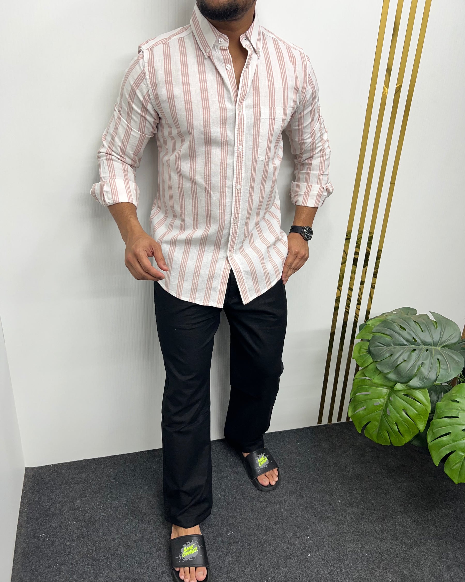 Cotton Linen Lining Shirt