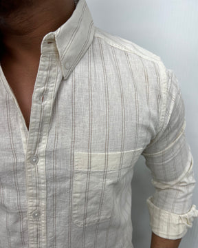 Cotton Linen Lining Shirt