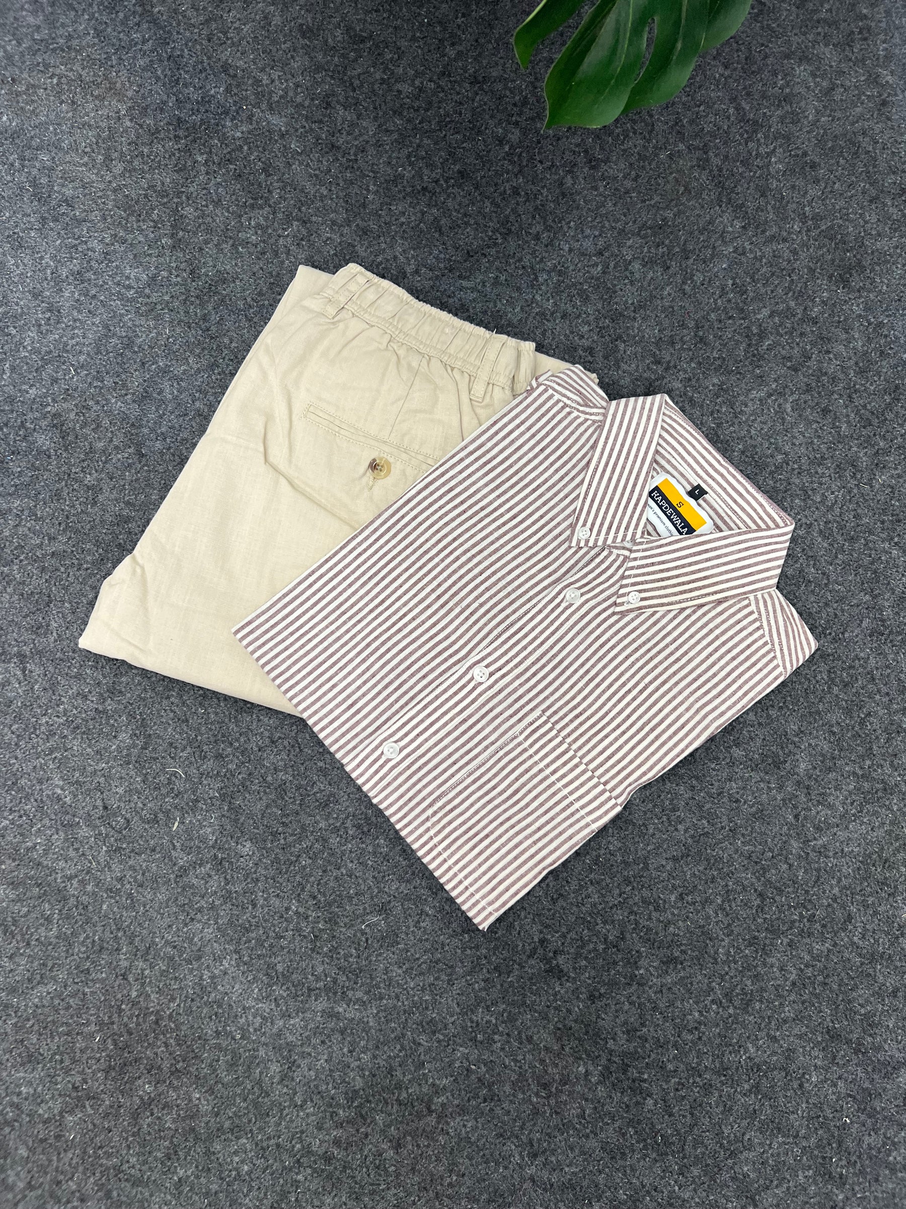 Cotton Linen Lining Shirt